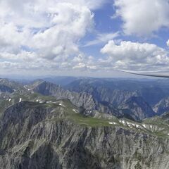Flugwegposition um 12:40:44: Aufgenommen in der Nähe von Tragöß-Sankt Katharein, Österreich in 2250 Meter